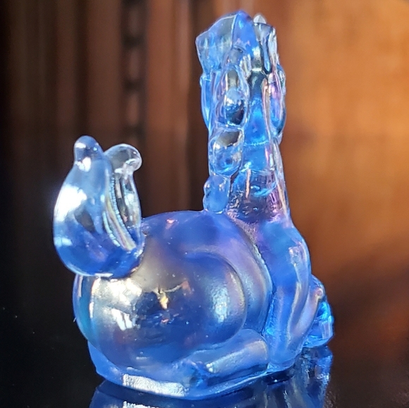 Vntg Boyd Irredescent Glass Little Lucky the Unicorn 🦄 - Picture 9 of 12